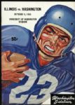 1955-69 Ray Nitschke Group of Programs - Most University of Illinois - Lot of 5 Green Bay Packers Legend
