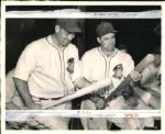 1940-41 Virgil Davis & Debs Garms Pittsburgh Pirates "The Sporting News Collection Archives" Original 8" x 10" Production Art (Sporting News Collection Hologram/MEARS Photo LOA)