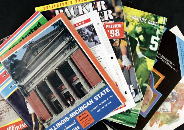 1957-98 Ray Nitschke Green Bay Program Collection 
