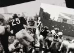 Ray Nitschke Green Bay Packers  Photo - Lot of 2 with One Oversized - Both With Photographer Stamps