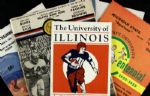 1955-69 Ray Nitschke Group of Programs - Most University of Illinois - Lot of 5 Green Bay Packers Legend