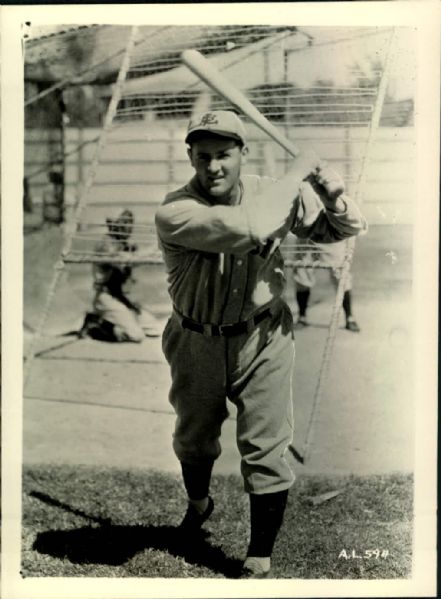 1934  Earl Clark St. Louis Browns "The Sporting News Collection Archives" Original 5" x 7" Photo (Sporting News Collection Hologram/MEARS Photo LOA)