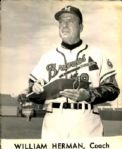 1955-58 Burleigh Grimes William Herman The Sporting News Collection Archives Original 8 x 10 Photos (Sporting News Collection Hologram/MEARS Photo LOA) - Lot of 2