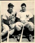 1940s circa Joe DiMaggio Yankees and Ted Williams Red Sox "TSN Collection Archives" Original 8" x 10" Photo (Sporting News Collection Hologram/MEARS Photo LOA)