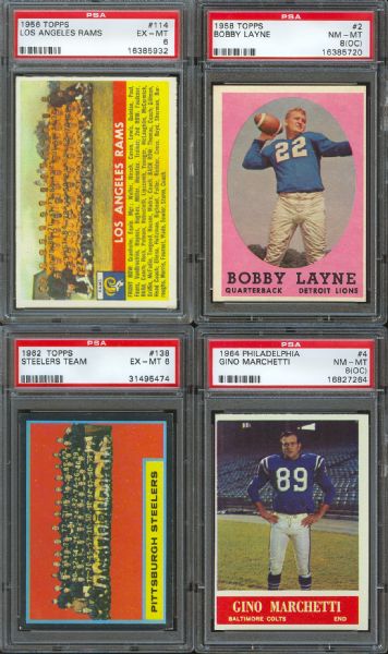 1956-1978 PSA Graded Collection (19)