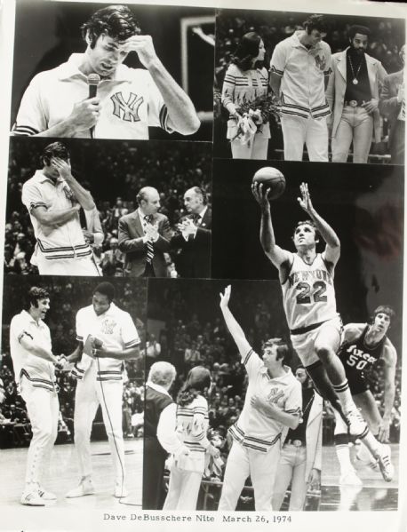 1974 Dave DeBusschere New York Knicks "The Sporting News Collection Archives" Original First Generation 11" x 14 1/4" Choice Jumbo Oversized Photo (TSN Collection Hologram/MEARS Photo LOA) 1:1