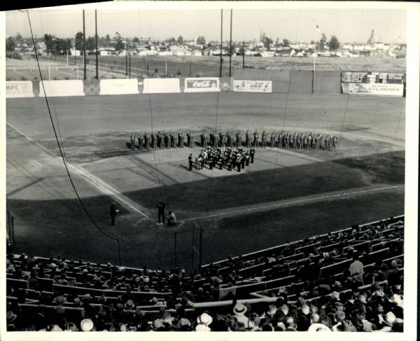 1941 Hollywood Stars Baseball Park (PCL) "The Sporting News Collection Archives" Original 8" x 10" Photo (Sporting News Collection Hologram/MEARS Photo LOA)