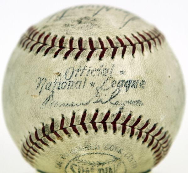 1960s Baseball Greats Multi Signed ONL (Giles) Baseball - Don Drysdale Sandy Koufax Hank Aaron - JSA