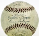 1960s Baseball Greats Multi Signed ONL (Giles) Baseball - Don Drysdale Sandy Koufax Hank Aaron - JSA