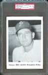 1958-61 Jay Publishing Photos PSA Graded Collection (5) Including Maury Wills / Dodgers / Red Sox / Phillies