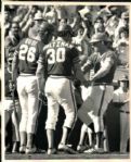 1973 World Series Oakland Athletics New York Mets The Sporting News Collection Archives Original Photos (Sporting News Collection Hologram/MEARS Photo LOA) - Lot of 15