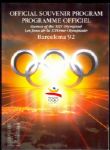 1992 Barcelona Olympics Program w/Pass