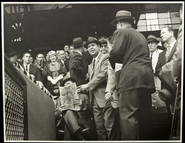 1957-58 New York Giants Move to San Francisco "TSN Collection Archives" Original First Generation 11" x 14" Choice Jumbo Oversized Photo (TSN Collection Hologram/MEARS Photo LOA) 1:1, Unique