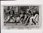 1940s Sammy Baugh Washington Redskins Modern Print "TSN Collection Archives" Original First Generation 11" x 14" Choice Jumbo Oversized Photo (TSN Collection Hologram/MEARS Photo LOA)