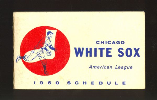1960-1970 Chicago White Sox Pocket Schedule Booklets (4)