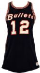 1966-68 Baltimore Bullets Bob Ferry Game Worn Jersey (MEARS A10) Only known example!!! 1:1