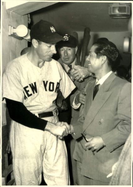 1951 Joe DiMaggio Tokyo Japan Lot #2 "The Sporting News Collection Archives" Original Photo (Sporting News Collection Hologram/MEARS Photo LOA)