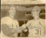 1967 World Series St. Louis Cardinals Boston Red Sox The Sporting News Collection Archives Original Photos (Sporting News Collection Hologram/MEARS Photo LOA) - Lot of 69