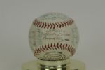 1960 Milwaukee Braves Team Signed ONL (Giles) Baseball w/ 28 Sigs. Incl. Hank Aaron Warren Spahn - JSA