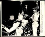 1981 World Series Los Angeles Dodgers New York Yankees The Sporting News Collection Archives Original Photos (Sporting News Collection Hologram/MEARS Photo LOA) - Lot of 65