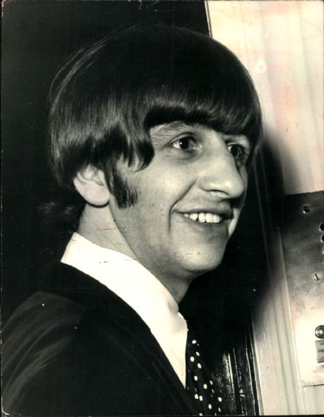 1965 Ringo Starr The Beatles Original 7.5" x 9.5" Photo (MEARS Photo LOA)