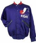 1974-77 Montreal Expos Game Worn Jacket - MEARS LOA