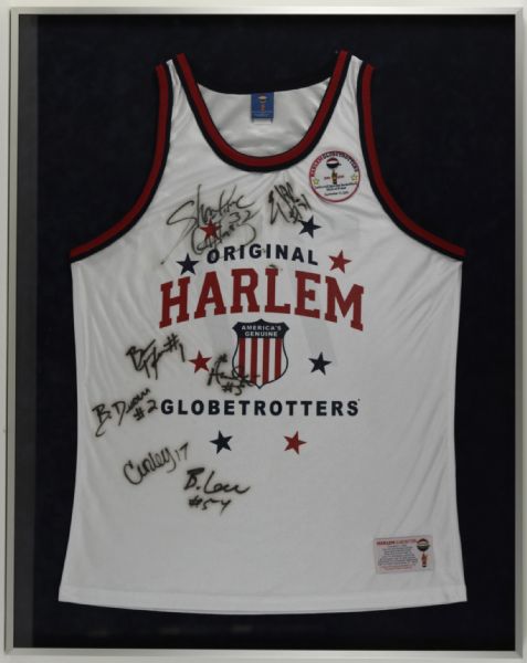 2000s Harlem Globetrotters Multi Signed Jersey - JSA