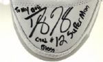 2009 Dwight Howard Orlando Magic Twice Signed Adidas Commander Shoes With Unique Inscriptions - JSA 