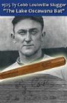 1925 Ty Cobb H&B Louisville Slugger Game Used Autographed bat (MEARS A9) "The Lake Oscawana Bat"