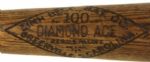 1924-30 Rogers Hornsby Zinn Beck 100 Diamond Ace Professional Model Game Bat - St. Louis Cardinals (MEARS Auction LOA)