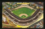 Vintage Linen Chicago Cubs Wrigley Field Postcard