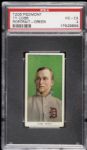 1909 - 11 Ty Cobb Detroit Tigers Green Portrait Piedmont Back Card - PSA VG/EX 4 Rare Variation