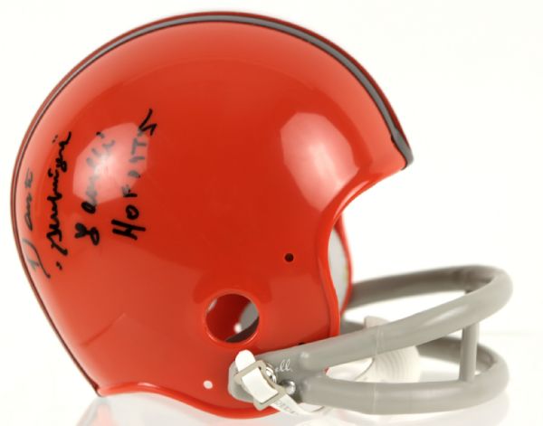 Dante Gluefingers Lavelli Cleveland Browns Signed Mini-Helmet - JSA