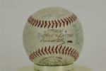 1962 Milwaukee Braves Team Signed ONL (Giles) Baseball w/ 28 Sigs. Incl. Hank Aaron  Eddie Mathews Bob Uecker - JSA