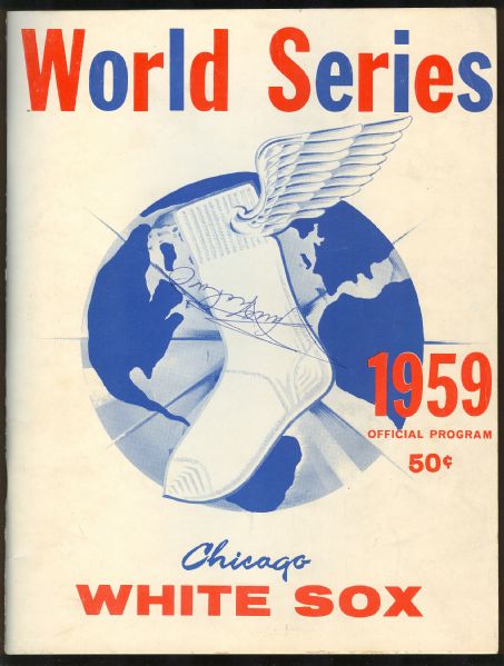 1959 World Series Program - Chicago White Sox v. Los Angeles Dodgers