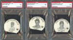 1976 Reds Icee Lids PSA Graded Collection (3)