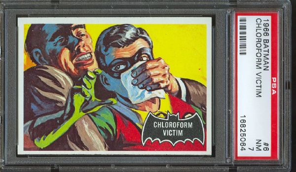 1966 Batman (Black) Chloroform Victim #6 PSA NM 7