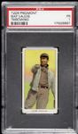 1909 -11 T206 Nap Lajoie Cleveland Naps Throwing  Piedmont Back Card - PSA 1 PR