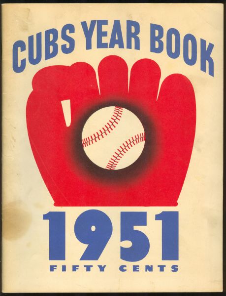 1951 Chicago Cubs Yearbook