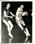 1947-51 George Mikan Minneapolis Lakers Joe Fulks Philadelphia Warriors SPORT Magazine Collection Archives Origingal Photos (MEARS Photo LOA) - Lot of 2