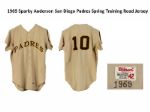 1969 Sparky Anderson San Diego Padres Spring Training Road Jersey (MEARS A7)