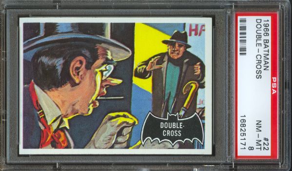 1966 Batman (Black) Double Cross #22 PSA NM-MT 8