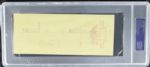 1972 Bud Selig Milwaukee Brewers Signed Check - To Atlanta Braves - PSA/DNA Holder