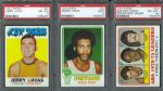 1970s Topps PSA Graded Collection (3) Including Jerry Lucas - Knicks