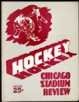 1953 Chicago Blackhawks Game Program vs. Maple Leafs
