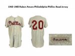 1960-1965 Ruben Amaro Sr. Philadelphia Phillies Road Jersey (MEARS A3)