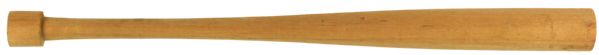 H&B Louisville Slugger Giant Raw Turned Bat with 2" Block Handle - (MEARS Auction LOA)