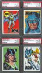 1966 Batman (Black Bat) PSA Graded Partial Set (28) NM-MT 8 (OC)