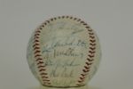 1960 Milwaukee Braves Team Signed ONL (Giles) Baseball w/ 28 Sigs. Incl. Hank Aaron Warren Spahn - JSA