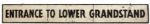 1940s Griffith Stadium Wood Sign Entrance to Lower Grandstand Measures 93 1/2" x 13 1/2"
